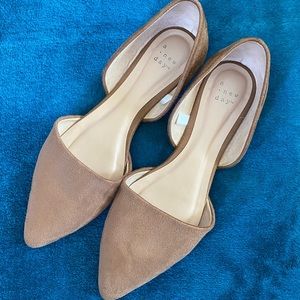 A New Day Suede Brown Flats